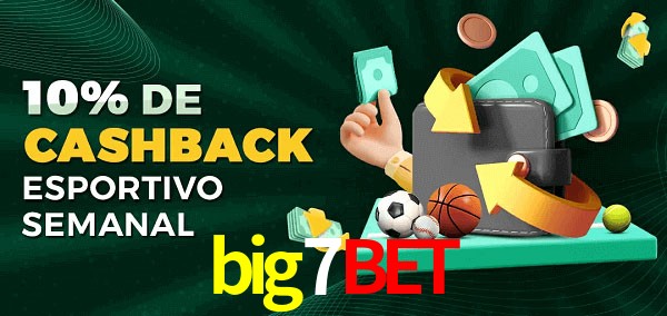 10% de bônus de cashback na big7bet